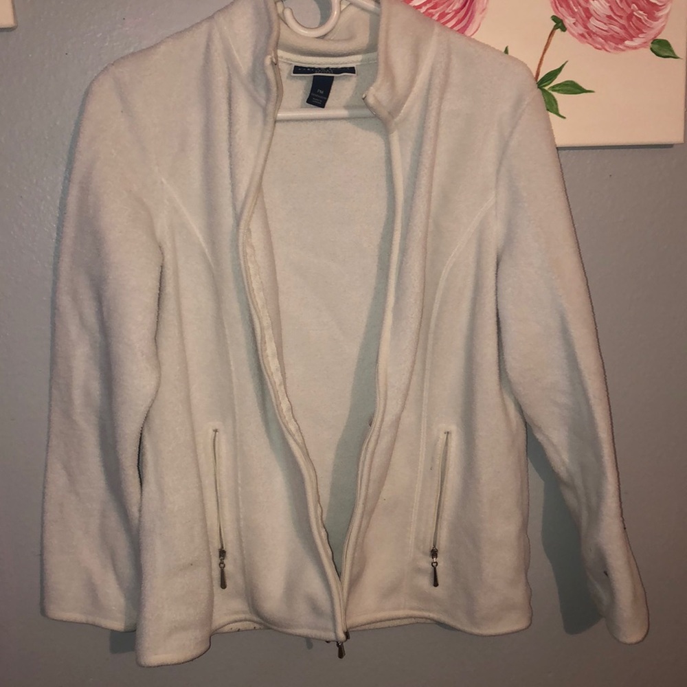 Karen Scott Petite ZIP up coat